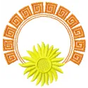 Preview of an Egyptian ornament embroidery design, showcasing intricate details for FSL and decoration projects.