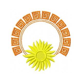 Egyptian ornament embroidery design - Embroidery Design