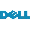 Dell logo embroidery design showcasing a detailed stitched motif for electronics manufacturers.