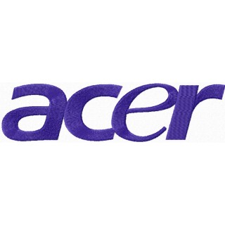 ACER logo embroidery design - Embroidery Design