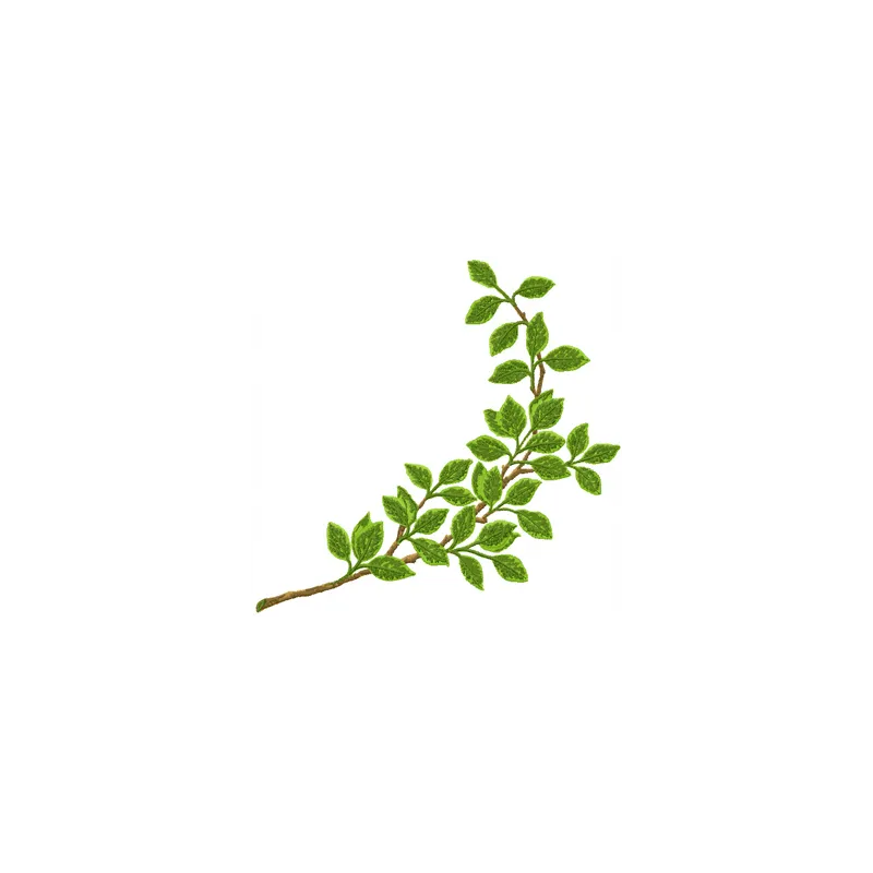 Big branch embroidery design showcasing intricate floral motifs, ideal for embellishing various fabric items.