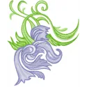 Vintage flower embroidery design showcasing intricate floral patterns, perfect for enhancing various fabric items.