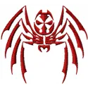 Preview of Spider 4 embroidery design featuring intricate details, ideal for stitching on apparel or home decor.