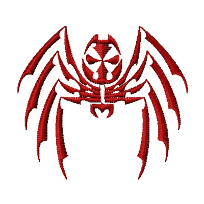 Preview of Spider 4 embroidery design featuring intricate details, ideal for stitching on apparel or home decor.
