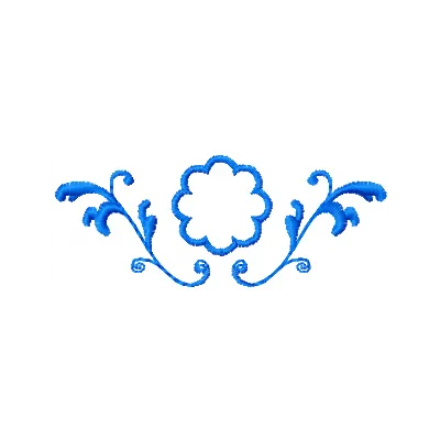 Small vignette 5 embroidery design showcasing intricate stitching patterns for FSL and decoration projects.