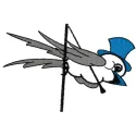Preview of the Funny Bird embroidery design featuring a whimsical bird motif, perfect for adding charm to various projects.