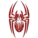 Preview of a detailed spider embroidery design, showcasing intricate stitching patterns perfect for crafting.