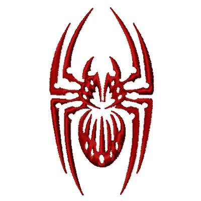 Preview of a detailed spider embroidery design, showcasing intricate stitching patterns perfect for crafting.