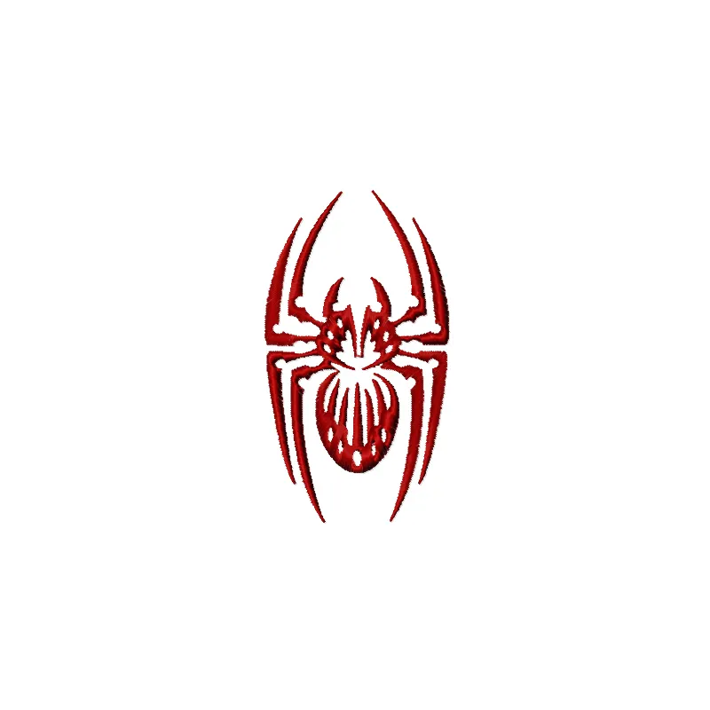 Preview of a detailed spider embroidery design, showcasing intricate stitching patterns perfect for crafting.