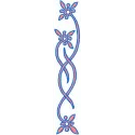 Preview of a beautiful flowers decor embroidery design, showcasing intricate stitching patterns for FSL and decoration.