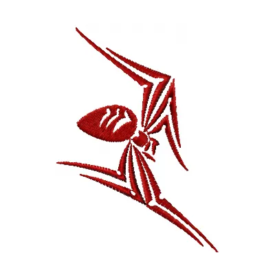 Preview of the Spider 2 embroidery design featuring intricate details, perfect for adding a spooky touch to your projects.