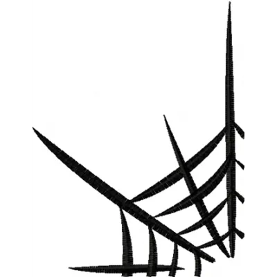 Web 3 embroidery design featuring intricate animal and insect motifs, ideal for creative projects.