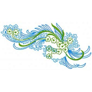 Ornament element embroidery design - Embroidery Design