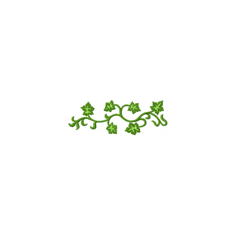 Leaves embroidery design showcasing intricate floral patterns, ideal for embellishing various fabric items.