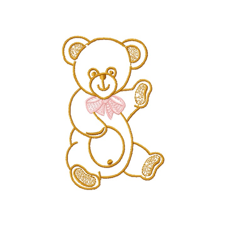 Teddy Bear embroidery design - Embroidery Design