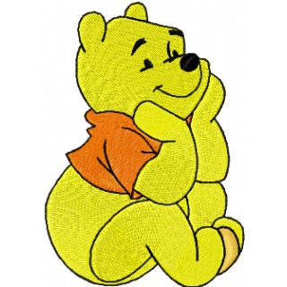 Winnie Pooh embroidery design - Embroidery Design