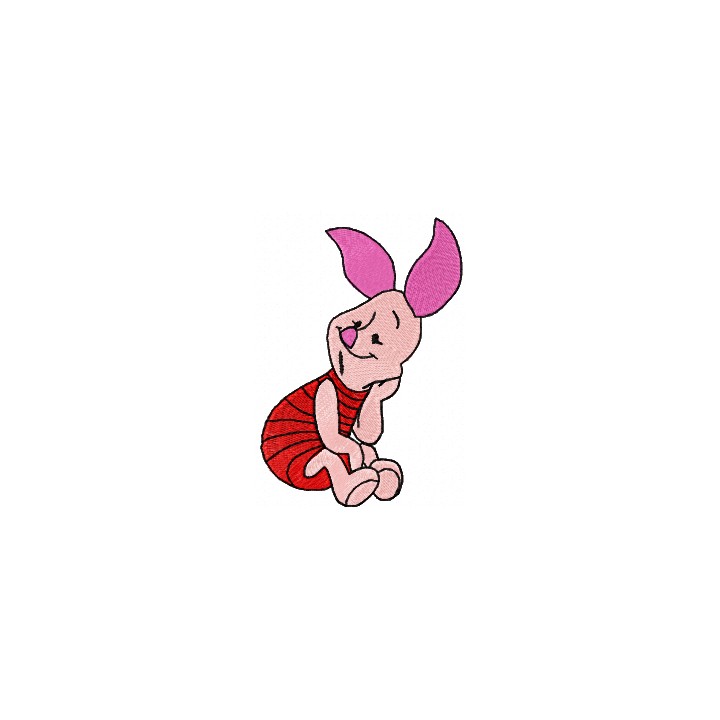 Piglet embroidery design - Embroidery Design