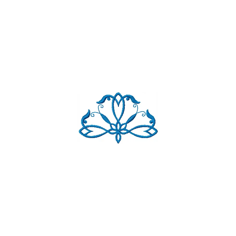 Small vignette 4 embroidery design showcasing intricate details, perfect for FSL and decorative applications.