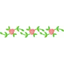 Preview of a three flowers embroidery design showcasing intricate floral motifs for stitching on various fabrics.