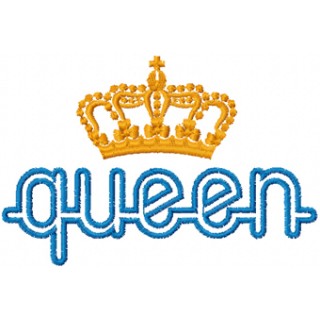 Queen embroidery design - Embroidery Design
