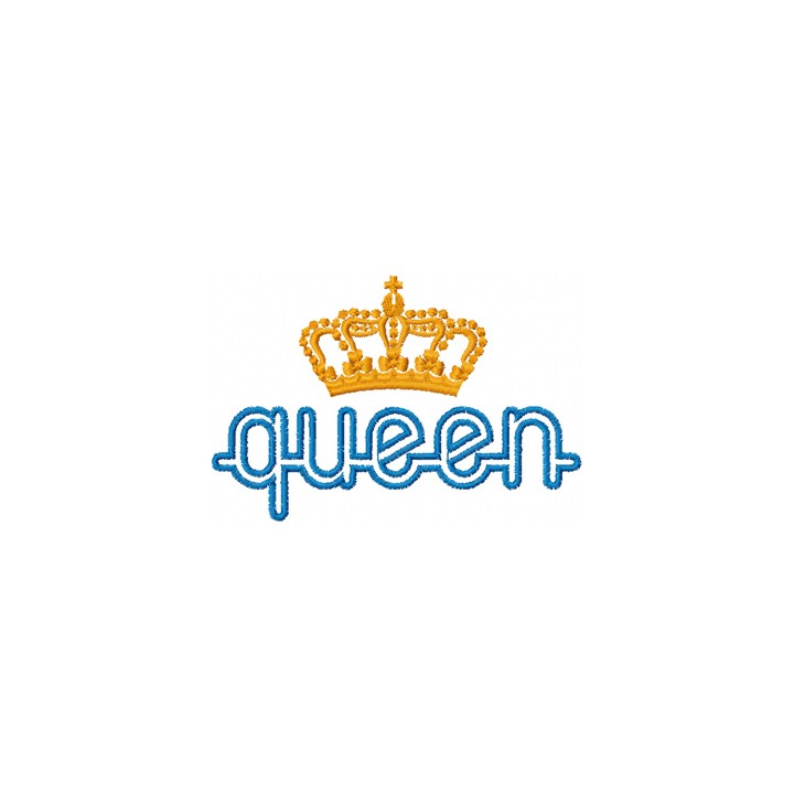 Queen embroidery design - Embroidery Design