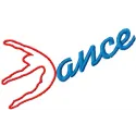Preview of a dance embroidery design featuring graceful figures in motion, ideal for embellishing t-shirts and tote bags.