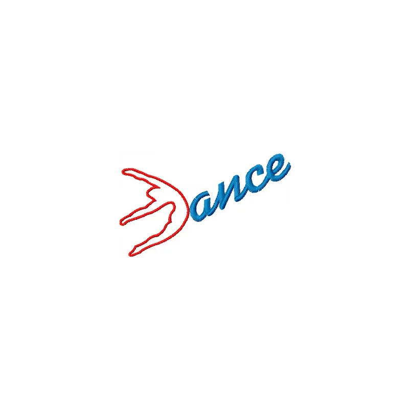Preview of a dance embroidery design featuring graceful figures in motion, ideal for embellishing t-shirts and tote bags.