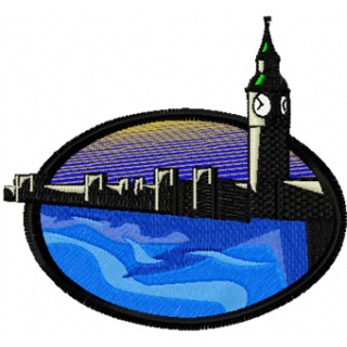 London embroidery design - Embroidery Design