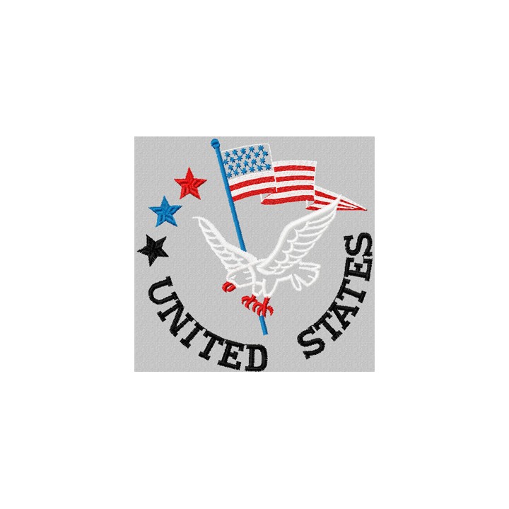 USA Eagle embroidery design - Embroidery Design