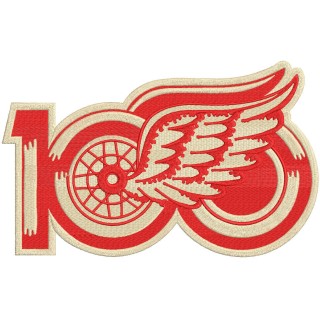 Detroit Red Wings Unveil Centennial Logo embroidery design - Embroidery Design
