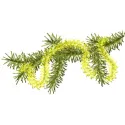 Fir branch embroidery design showcasing intricate stitching patterns for holiday projects and decorations.