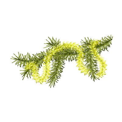 Fir branch embroidery design showcasing intricate stitching patterns for holiday projects and decorations.