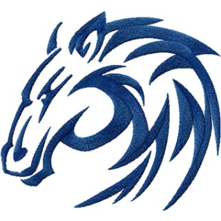 Tribal Horse embroidery design - Embroidery Design
