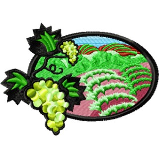 Vineyards embroidery design - Embroidery Design