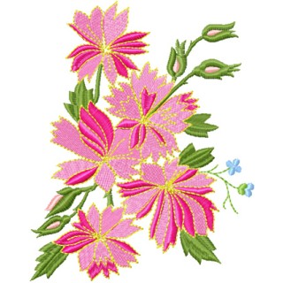 Flowers embroidery design - Embroidery Design