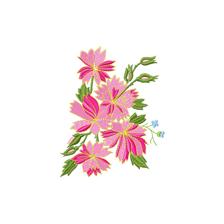 Flowers embroidery design - Embroidery Design