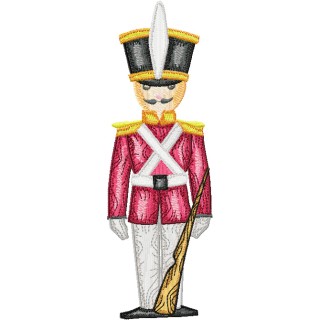 Wooden Soldier embroidery design - Embroidery Design