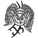Preview of Tribal Owl embroidery design, a creative pattern featuring an intricate owl motif for your projects.