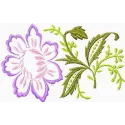 Preview of a flower embroidery design featuring vibrant floral motifs for creative stitching projects.