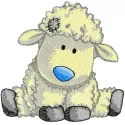 Cottonsocks embroidery design featuring charming farm animals, perfect for stitching on t-shirts or tote bags.