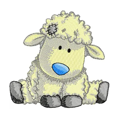 Cottonsocks embroidery design featuring charming farm animals, perfect for stitching on t-shirts or tote bags.