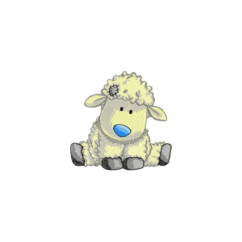Cottonsocks embroidery design featuring charming farm animals, perfect for stitching on t-shirts or tote bags.