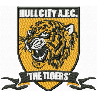 Hull City AFC The Tigers logo embroidery design - Embroidery Design