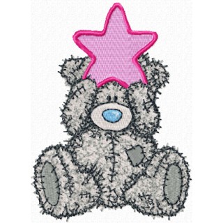 Teddy Bear Happy Christmas ! embroidery design - Embroidery Design