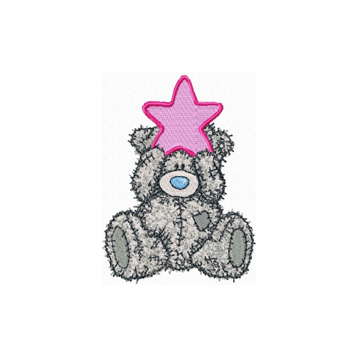 Teddy Bear Happy Christmas ! embroidery design - Embroidery Design