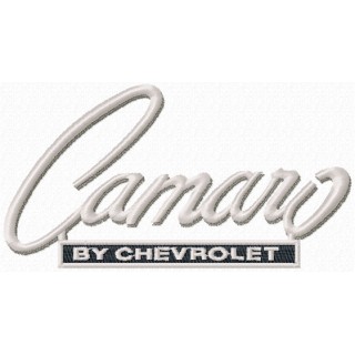 Camaro by Chevrolet logo embroidery design - Embroidery Design
