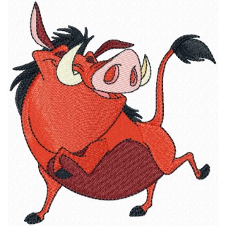 Pumbaa embroidery design - Embroidery Design