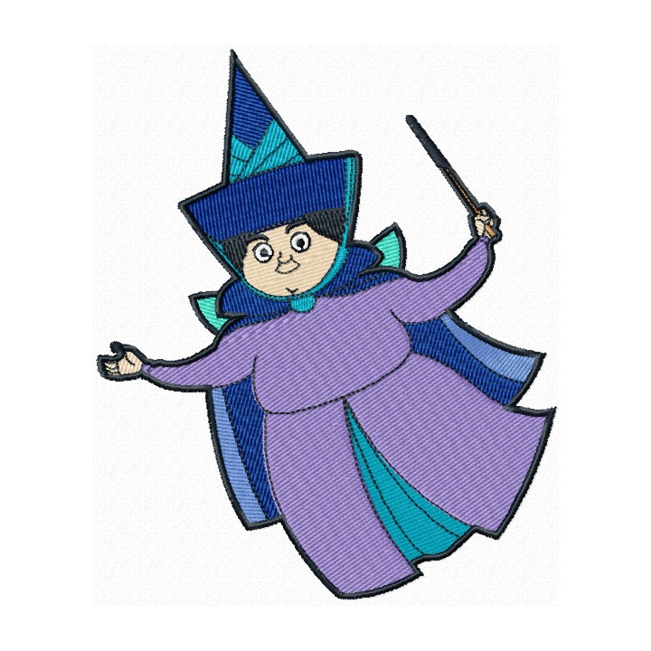 Merryweather embroidery design - Embroidery Design