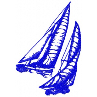 Yachts embroidery design - Embroidery Design