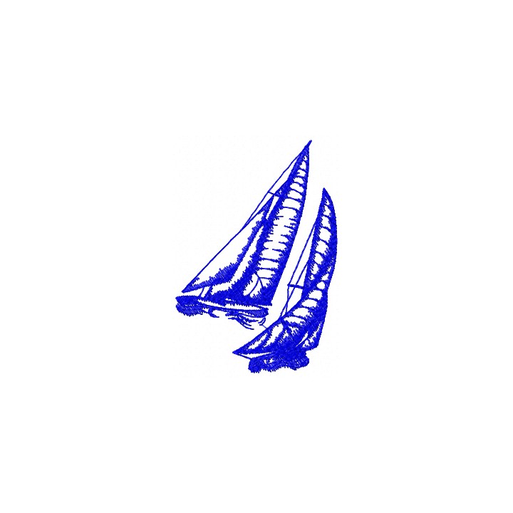 Yachts embroidery design - Embroidery Design